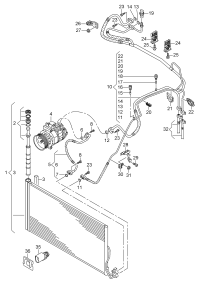 7P0820721H-REFREGERANT LINE/TOUREG/Q7