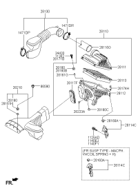 281103R500-AIR CLEANER