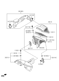 281304Q200-HOSEASSY-AIRINTAKE