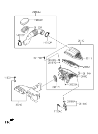 281144Q100-BRACKET ASSY-AIR INTAKE
