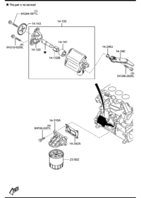 SHY114302-OILFILTERCARTRI