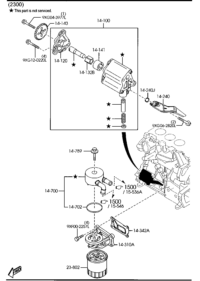 L3G614240B-GASKET,OIL STRAINER
