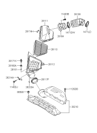 281382M500-HOSE-AIR INTAKE
