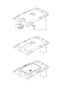 5NA867501QRN3-Molding headlining