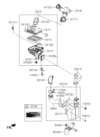281122F250-BODY-AIRCLEANER
