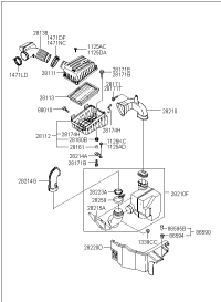 281382D001-HOSE-AIR INTAKE