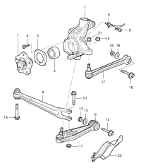 99733105301-PORSCHE PANAMERA CONTROL ARM