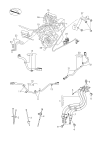 5Q0971475A-Cable, high-voltage heater (PTC)