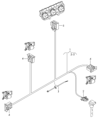 5Q1971566F-Harness, electronic control air conditioner