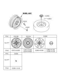 529104X900-WHEEL ASSY-STEEL