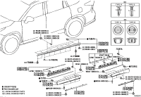 678630E060-WEATHERSTRIP, FRONT DOOR, NO.2 LH