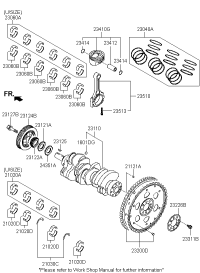 210203C400-BEARING PAIR SET-CRK/SHF
