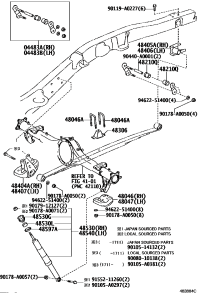 483060C010-BUMPER SUB-ASSY, REAR SPRING