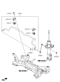 BAR ASSY-FR STABILIZER