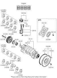 2341023300-PISTON & PIN ASSY