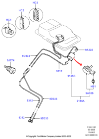 3N219312AB-TUBE-CLUTCH OIL