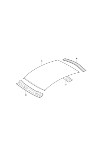 561817101-Roof for models with sliding roof