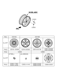 529100S000-WHEEL ASSY-ALUMINIUM