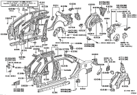 6121133040-RAIL, ROOF SIDE, OUTER RH