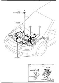 GV3A67070-Harness, engine