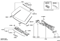 5570860290-LOUVER SUB-ASSY, COWL TOP VENTILATOR