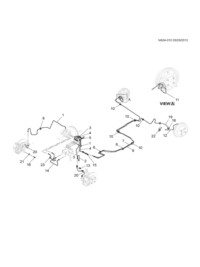 9074825-Pipe, fr. brake (incl. 8)