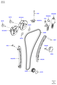 6M8G6M280AA-VALVE ASSY-VTC