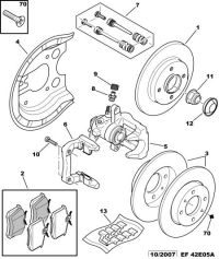 4246Z9-PEUGEOT BRAKE DISC/207/208/307
