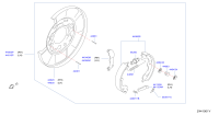 440102GG2B-Brake assy-parking rr lh