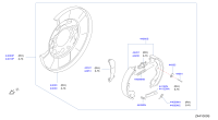 440003DN0A-BRAKE ASSY-PARKING,REAR RH