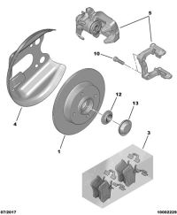 ZQ92343280-PEUGEOT BRAKE PAD/RR/207/208