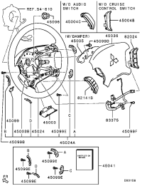 4400A373XA-COVERSTEERING WHEELLW