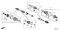 44017T2LH61-BOOT SET OUTBOARD