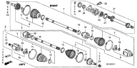 44305SENP60-SHAFT ASSY-DRIVE,RH