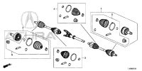 44017TJBA51-BOOT SET,OUTBOARD