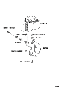 445910R030-BRACKET, BRAKE ACTUATOR, NO.1