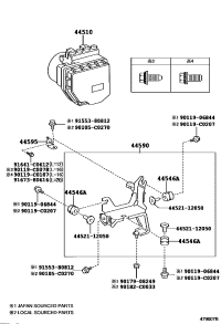 440500P020-ACTUATOR ASSY BRAKE