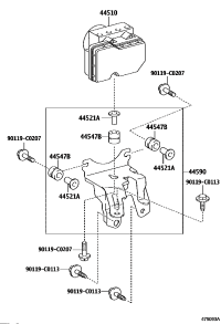 440500D340-ACTUATOR ASSY BRAKE