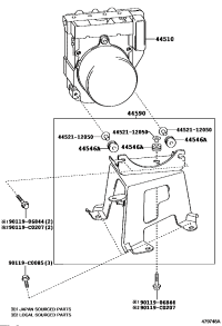 440500E230-ACTUATOR ASSY BRAKE