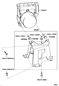 440500E111-ACTUATOR ASSY BRAKE