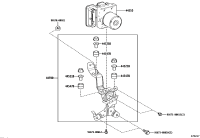 4459033190-BRACKET ASSY, BRAKE ACTUATOR