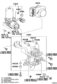 4459002610-BRACKET ASSY, BRAKE ACTUATOR