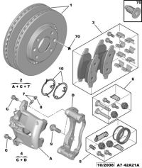 4427A3-Repair kit, brake caliper