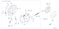 D40605RF0A-SHOE SET REAR