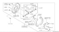 4421401J10-SPRING-RETURN,REAR BRAKE SHOE