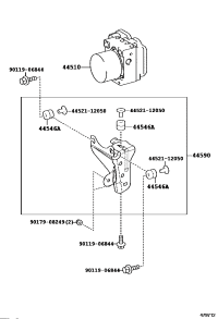4459058050-BRACKET ASSY, BRAKE ACTUATOR
