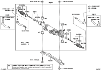 4547059095-ROD ASSY, TIE, LH