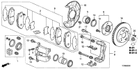 44300TB0P61-BRG ASSY,FR HUB