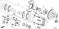 44300T2JH61-BRG ASSY,FR HUB