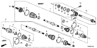 44305T6AJ01-SHAFT ASSY-DRIVE,RH